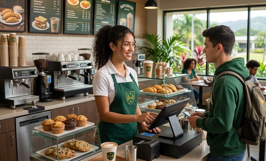 Cajero de Cafetería