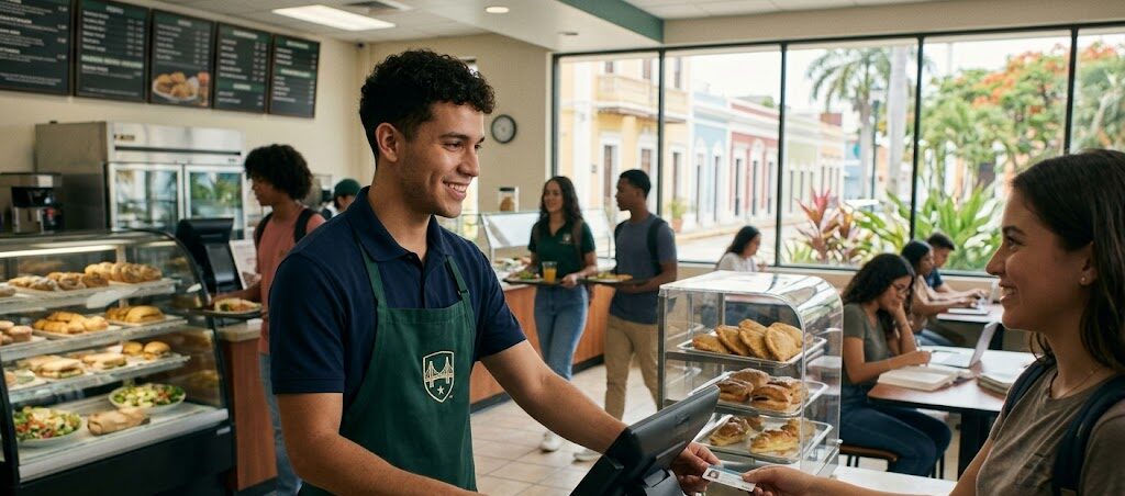 Cajero para Cafetería Universitaria